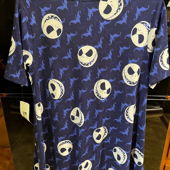 Jack Skellington Short Sleeve Swing Top - LuLaRoe Perfect T - Picture 2 of 9